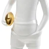 Deko Figur Ball Girl Weiß 41cm