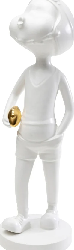 Deko Figur Ball Girl Weiß 41cm