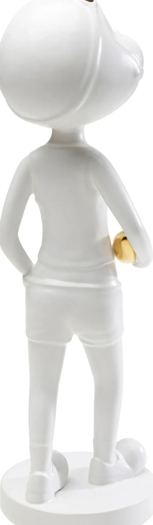 Deko Figur Ball Girl Weiß 41cm