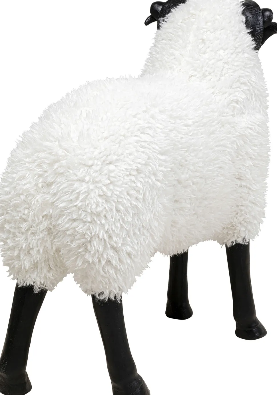 Deko Figur Bathilde Ram Weiß 78cm