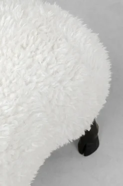 Deko Figur Bathilde Ram Weiß 78cm