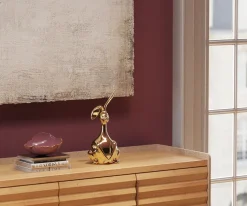 Deko Figur Bunny Gold 37cm