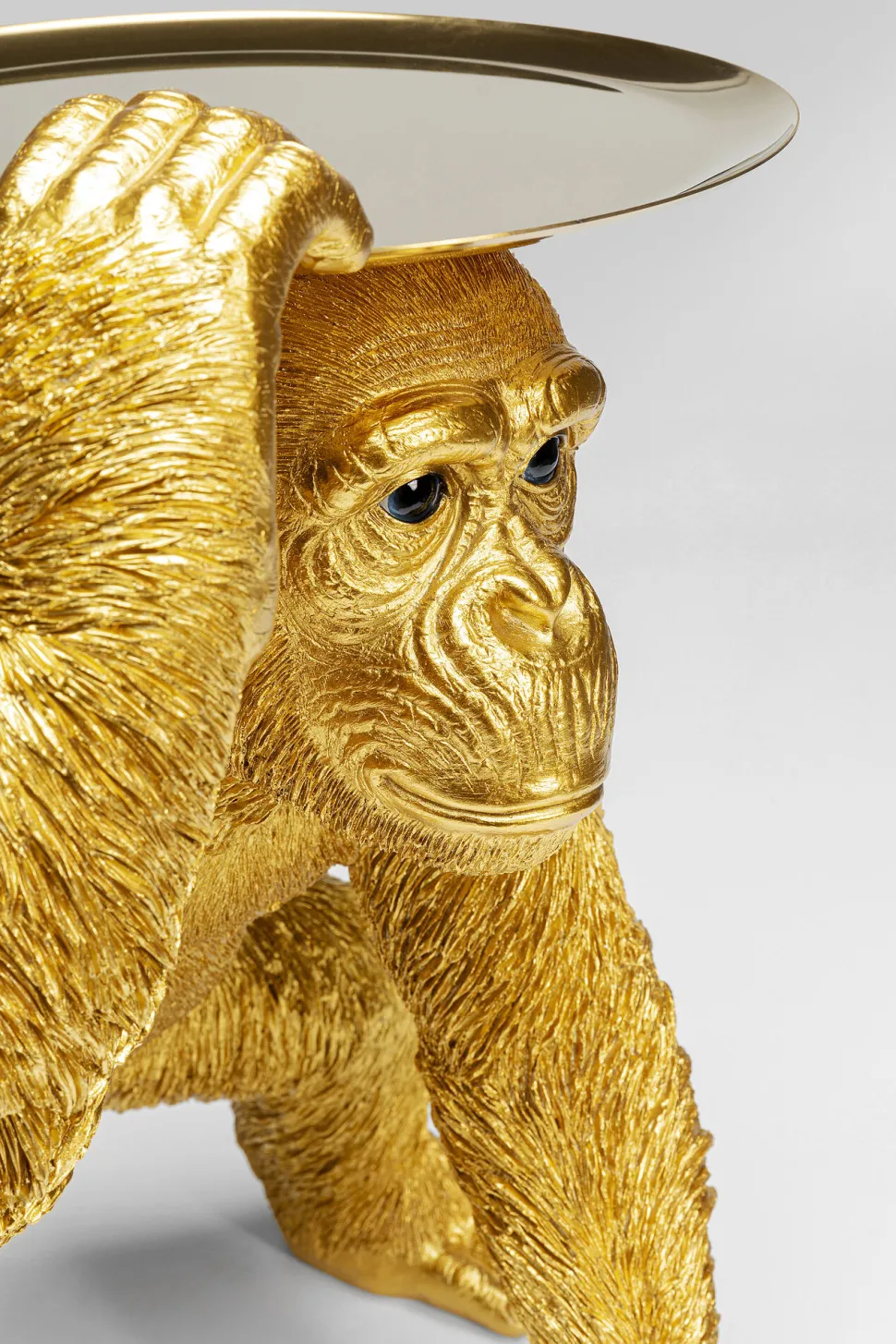 Deko Figur Butler Playing Chimp Gold 52cm