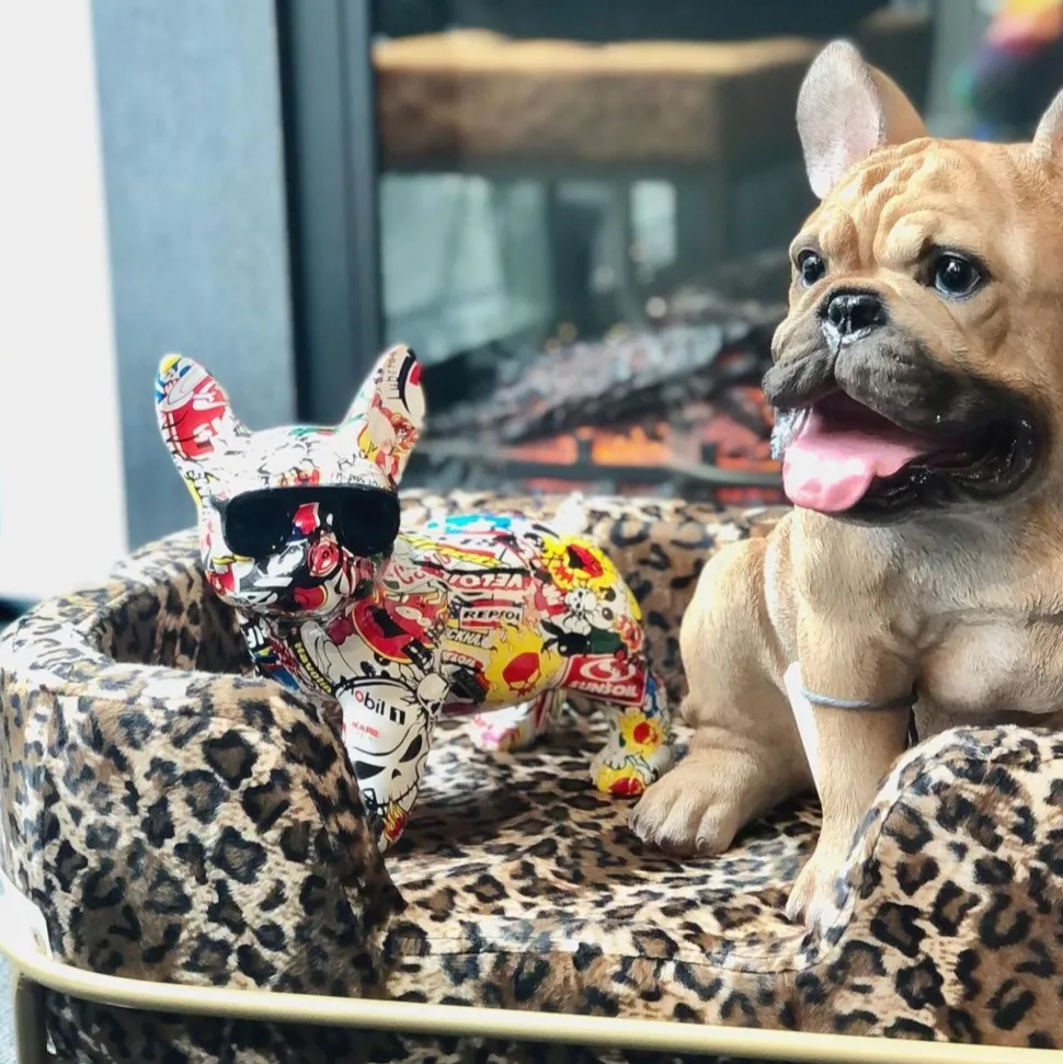 Deko Figur Comic Dog Glasses 25cm