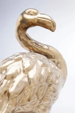 Deko Figur Flamingo Front Gold