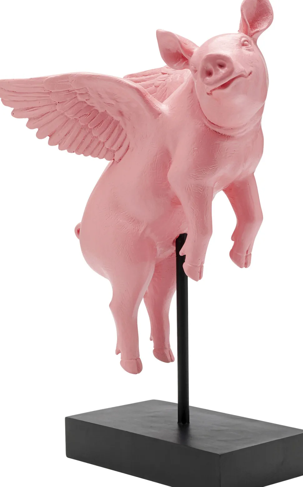 Deko Figur Flying Pig Rosa 29cm