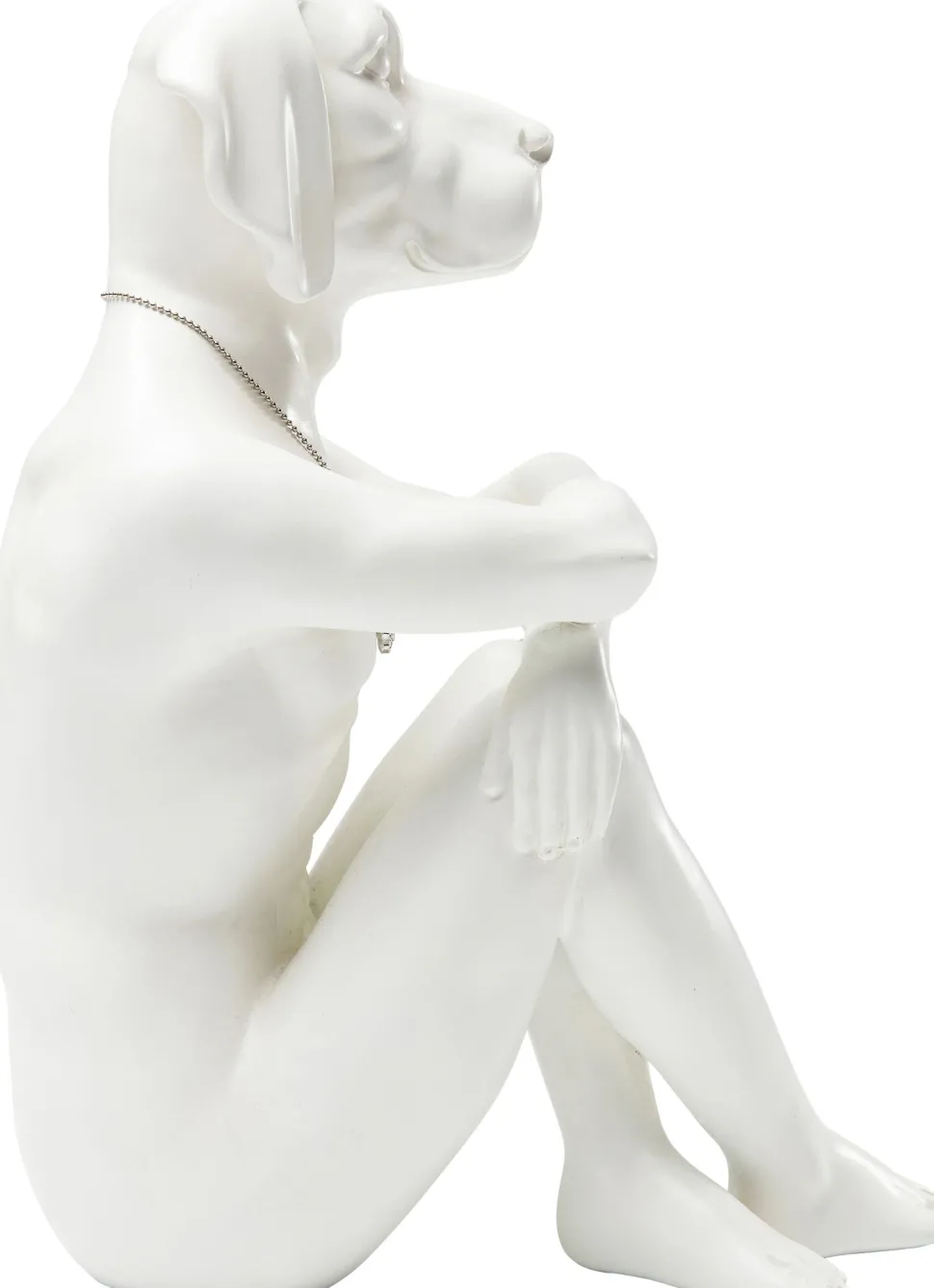 Deko Figur Gangster Dog Creme