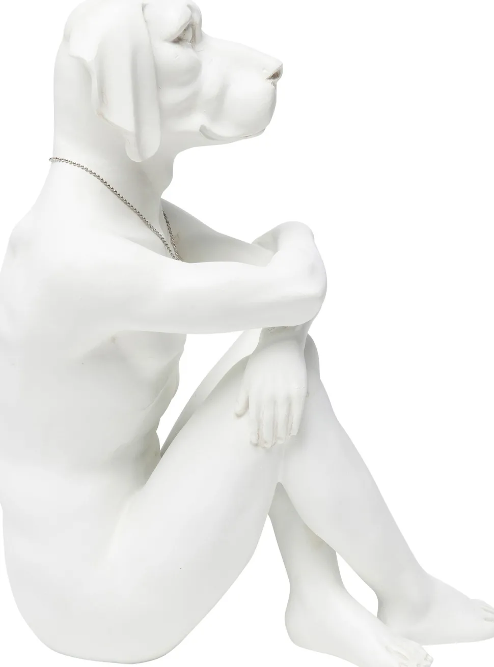 Deko Figur Gangster Dog Creme