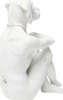 Deko Figur Gangster Dog Creme