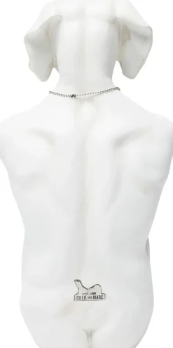 Deko Figur Gangster Dog Creme