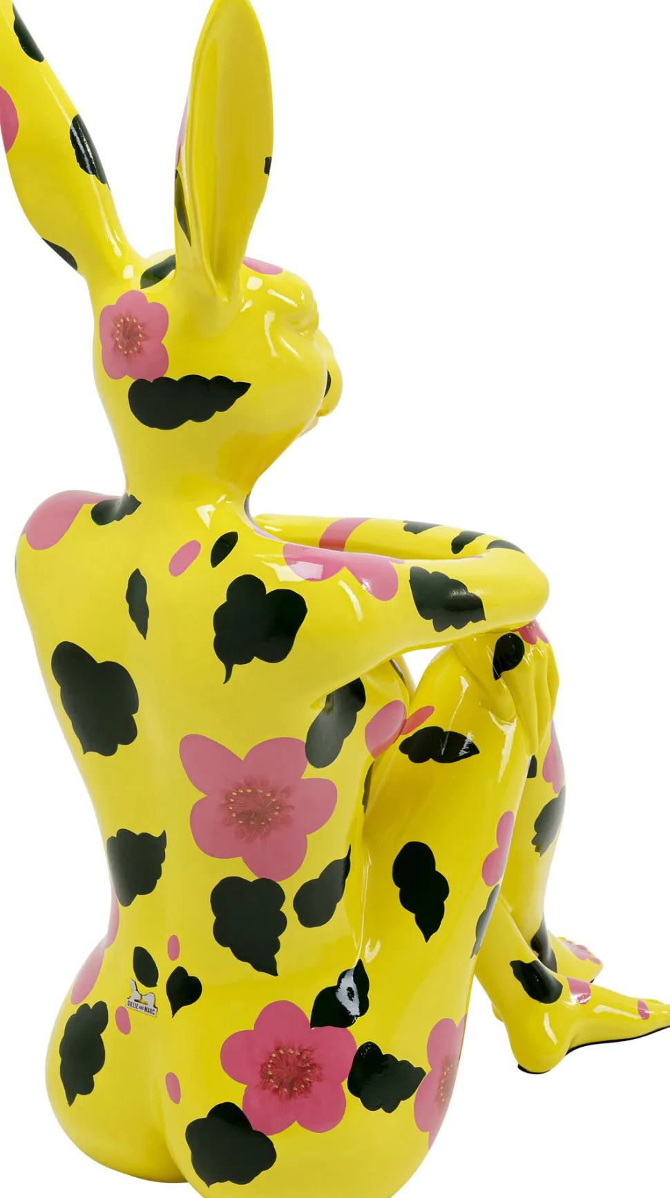 Deko Figur Gangster Rabbit Gelb 80cm