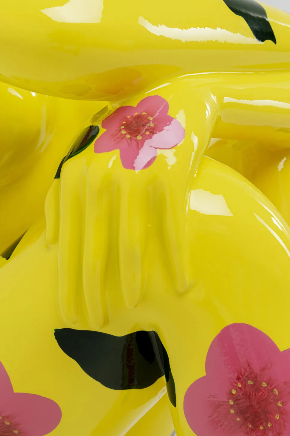 Deko Figur Gangster Rabbit Gelb 80cm