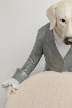 Deko Figur Gentleman Dog Tray 29cm