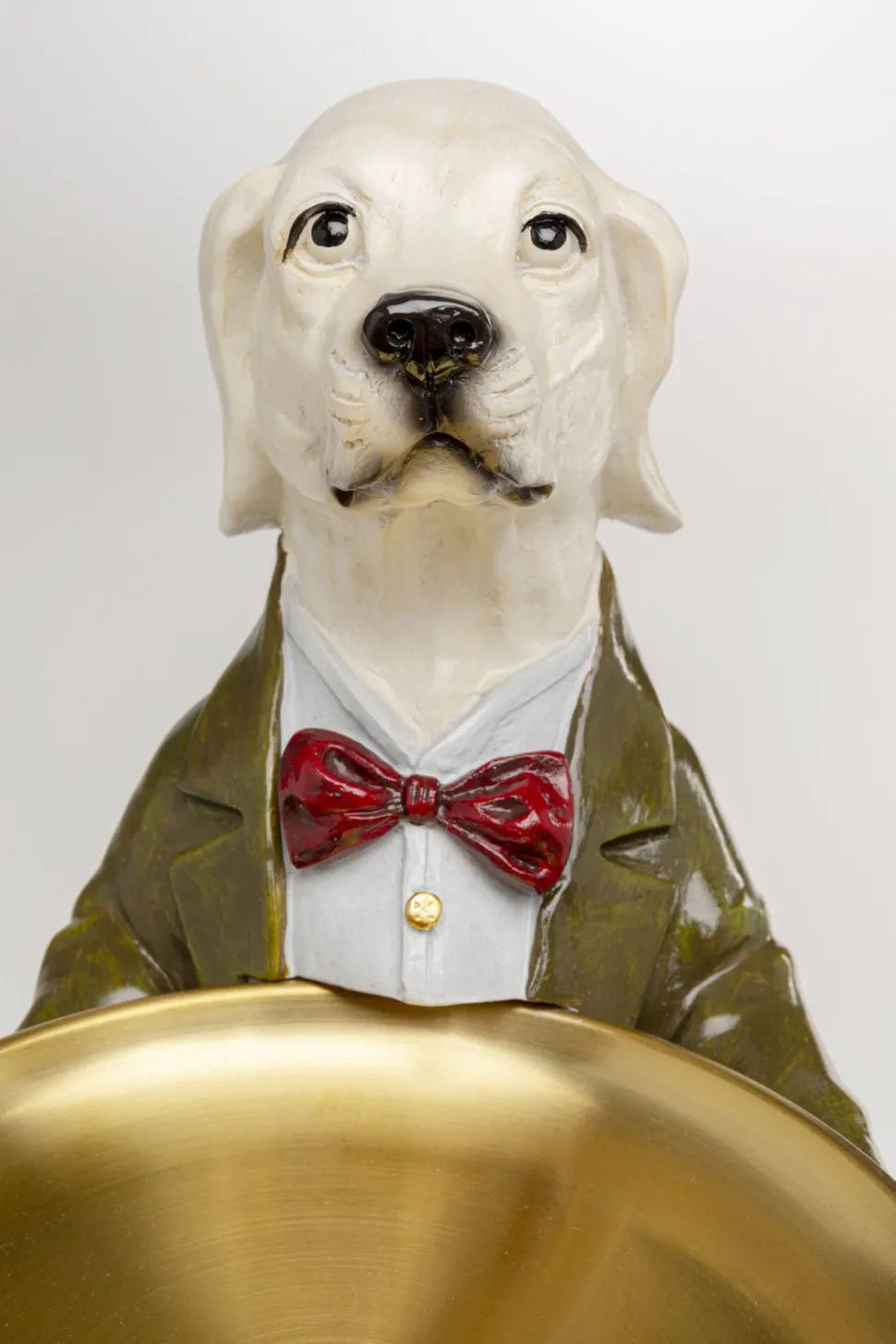 Deko Figur Gentleman Dog Tray 43cm