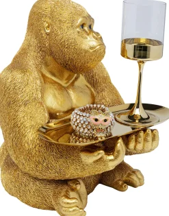 Deko Figur Gorilla Butler 37cm