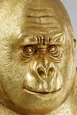 Deko Figur Gorilla Gold XL 180