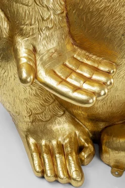 Deko Figur Gorilla Gold XL 180