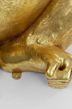 Deko Figur Gorilla Gold XL 180