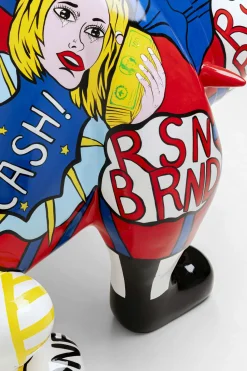 Deko Figur Graffiti Dog 110cm