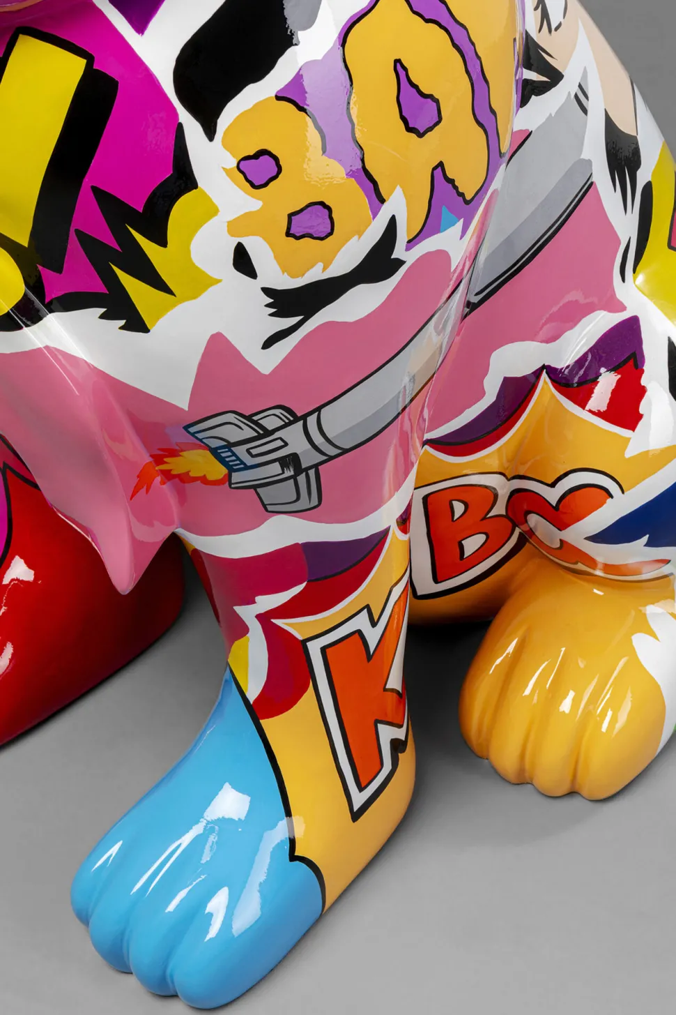 Deko Figur Graffiti Dog 152cm