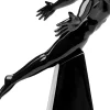 Deko Figur Jumper Schwarz 37cm