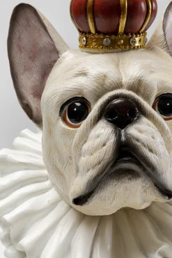 Deko Figur King Dog Weiß 33cm