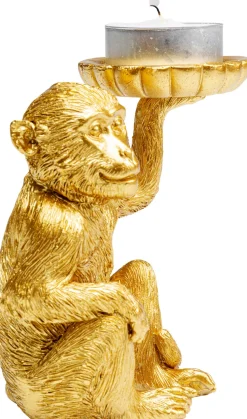 Deko Figur Monkey Tealight Holder 11cm