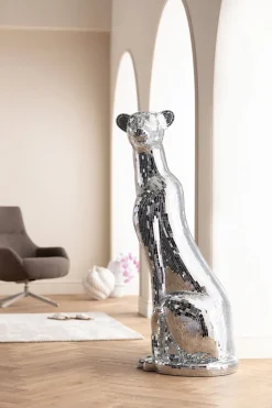 Deko Figur Mosaik Welcome Panther Rechts XL 150cm
