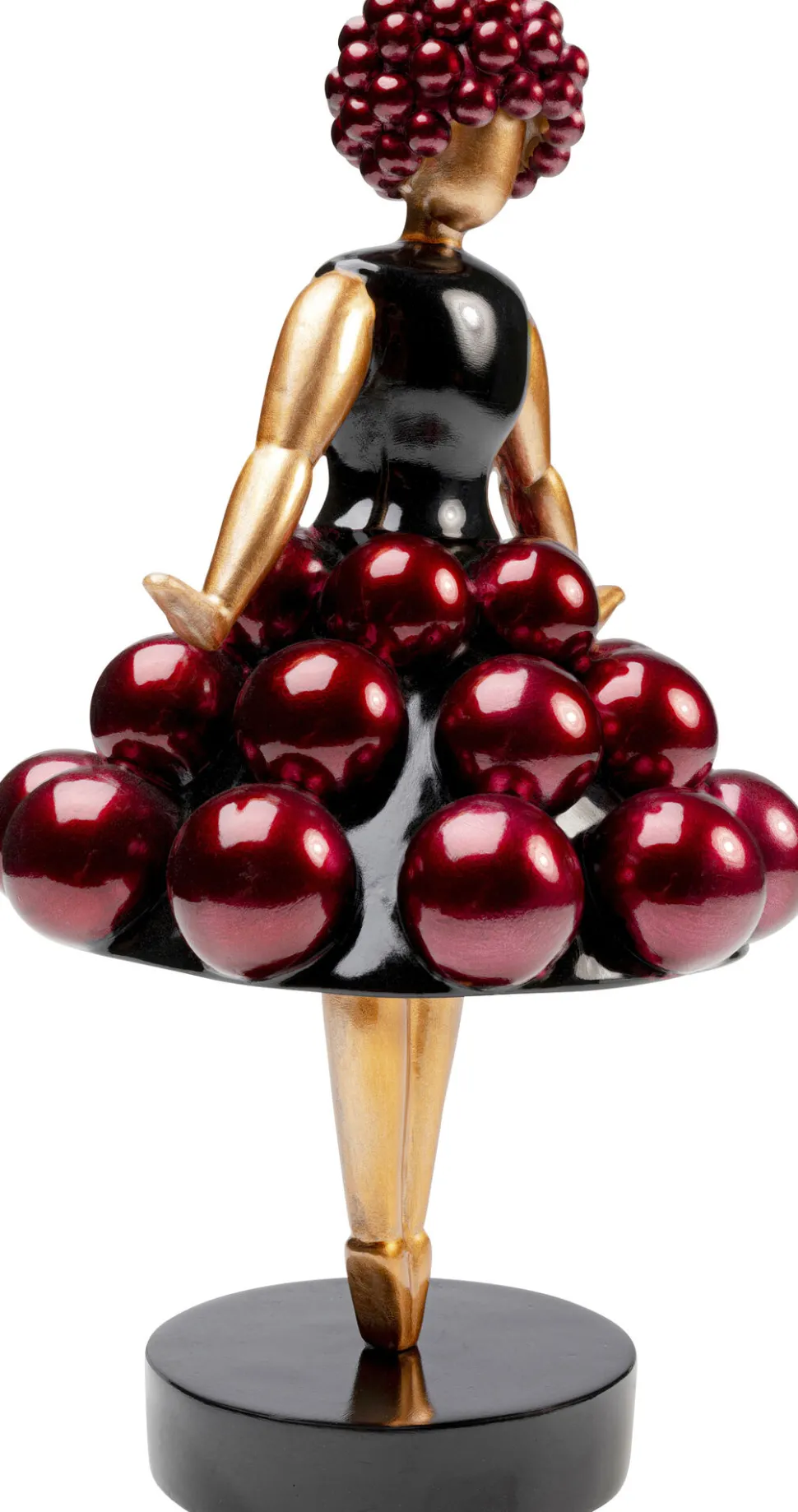 Deko Figur Primaballerina Pom Lila 35cm