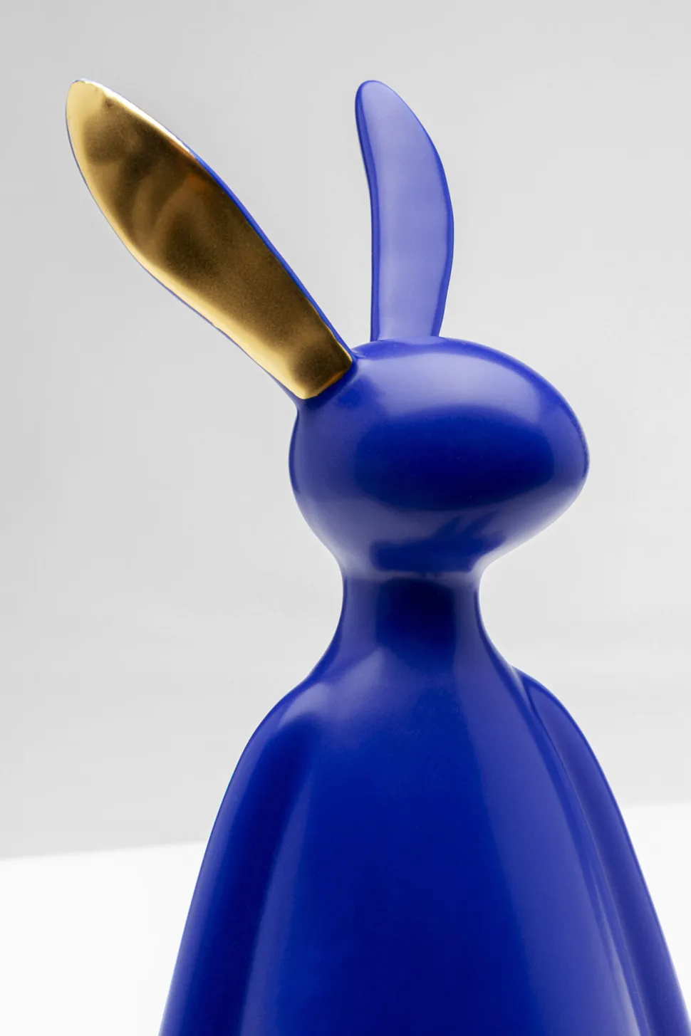 Deko Figur Sitting Rabbit Blau 35cm