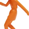 Deko Figur Skating Astronaut Orange 33cm
