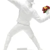 Deko Figur Street Art Bouquet Weiß 27cm
