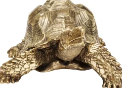 Deko Figur Turtle Gold Groß