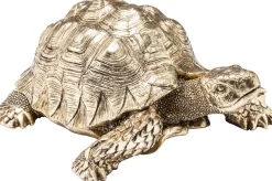 Deko Figur Turtle Gold Klein