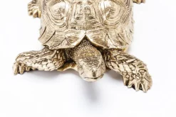 Deko Figur Turtle Gold Klein