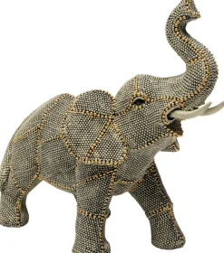 Deko Figur Walking Elephant Pearls 24cm