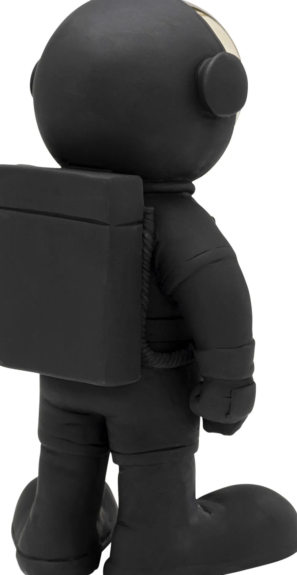 Deko Figur Welcome Astronaut Schwarz 27cm