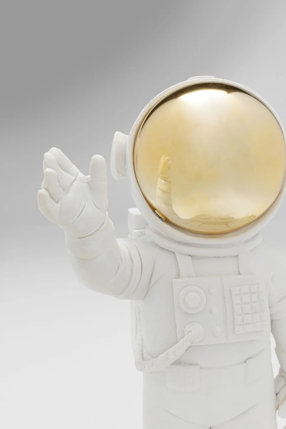 Deko Figur Welcome Astronaut Weiß 27cm