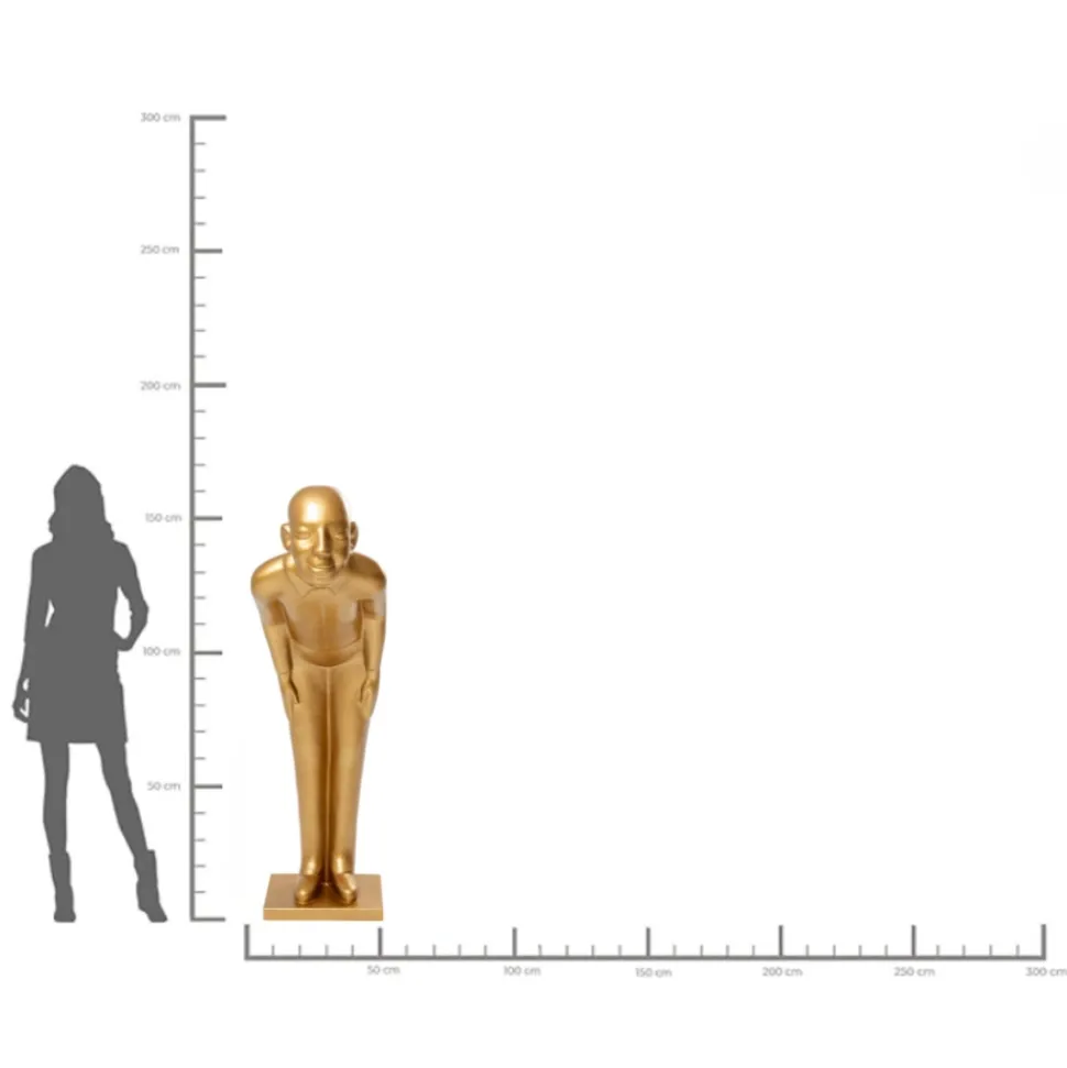 Deko Figur Welcome Guests Gold XL