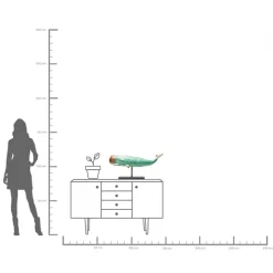 Deko Figur Whale Base 77cm