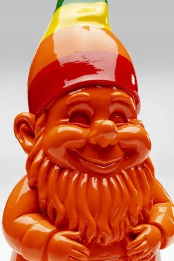 Deko Figur Zwerg Stehend Rainbow Orange 46cm