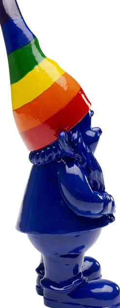 Deko Figur Zwerg Stehend Rainbow Blau 21cm