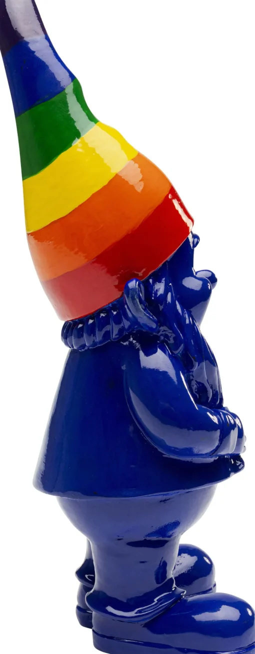 Deko Figur Zwerg Stehend Rainbow Blau 21cm