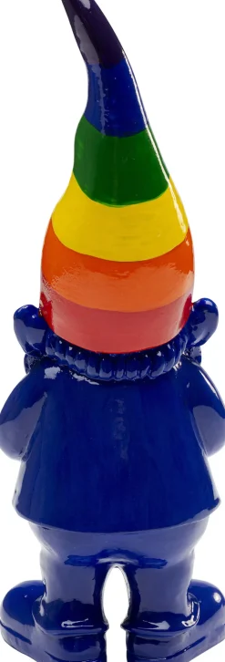 Deko Figur Zwerg Stehend Rainbow Blau 21cm