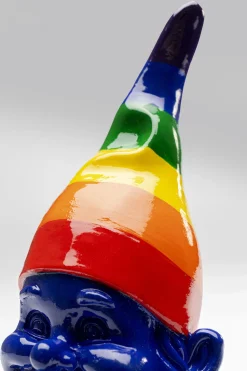 Deko Figur Zwerg Stehend Rainbow Blau 21cm