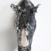 Deko Kopf Rhino Antique