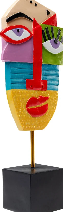 Deko Objekt Abstract Face Multicolour 52cm