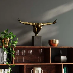 Deko Objekt Athlet Bronze 75cm