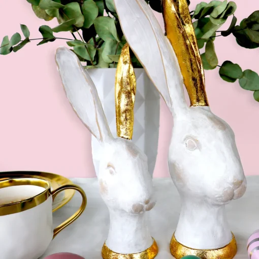 Deko Objekt Bunny Gold 30cm