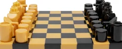 Deko Objekt Chess Focus Senf 26x26cm